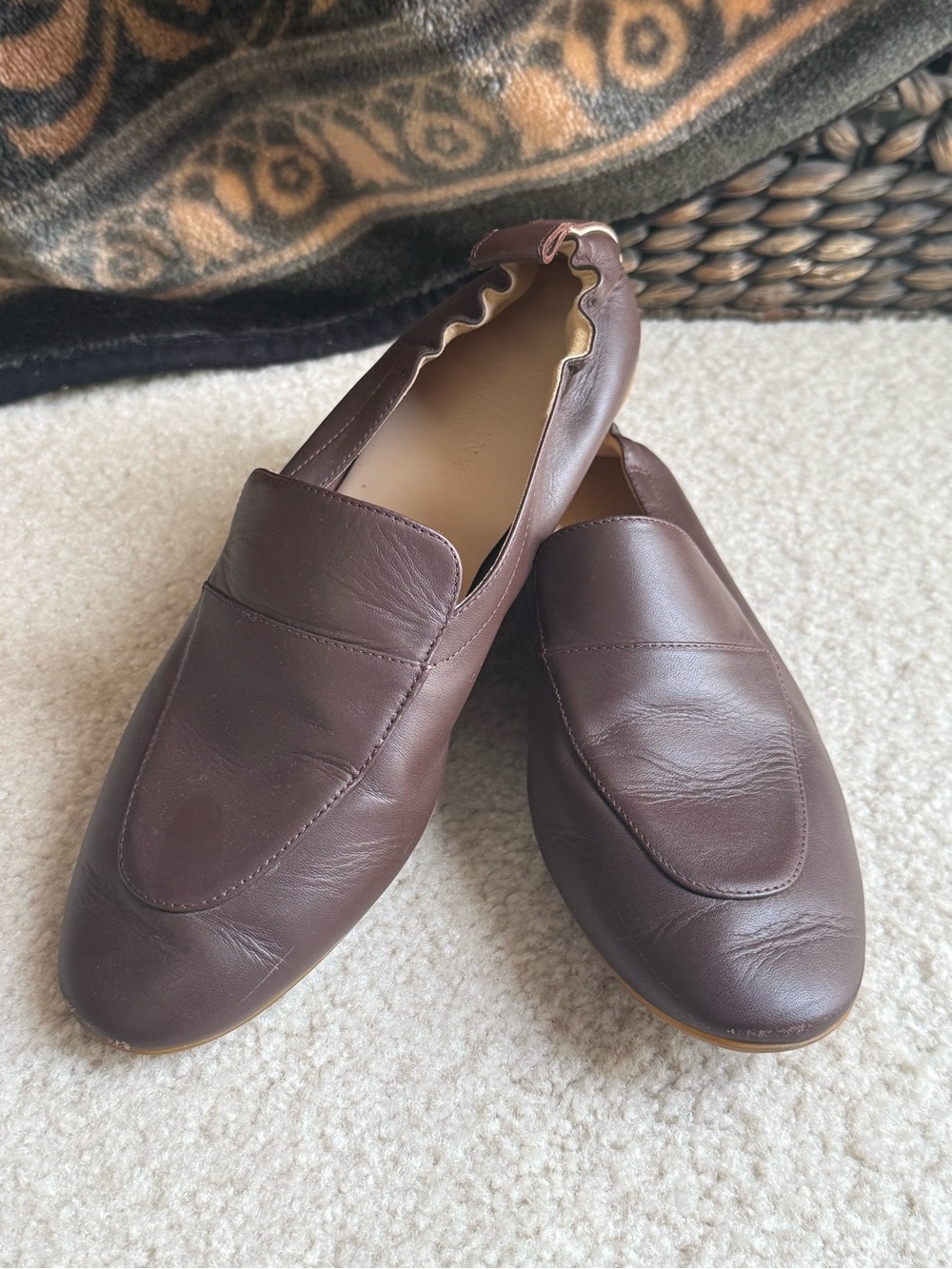 Everlane The Day Loafer Brown Leather - size 8